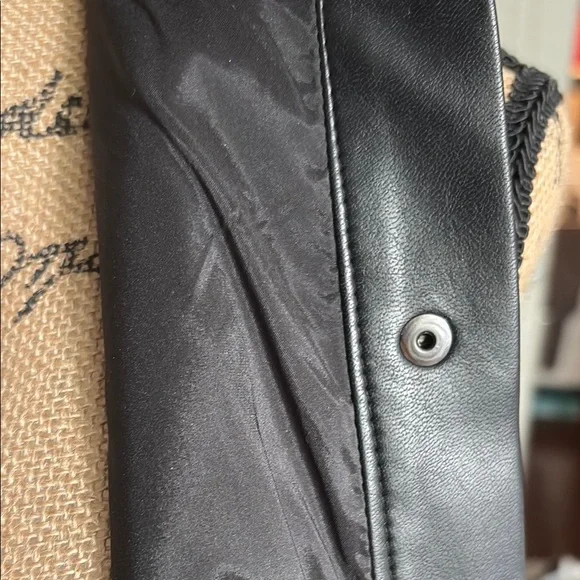 Bailey 44 Black collared Shirt Dress with snap buttons - Picture 12 of 13